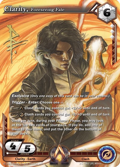 Clarity, Foreseeing Fate (Iconic Rare)