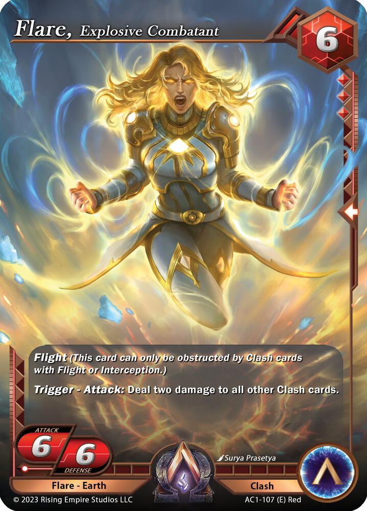 Flare, Explosive Combatant
