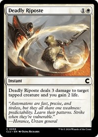 Deadly Riposte (Ravnica: Clue Edition)
