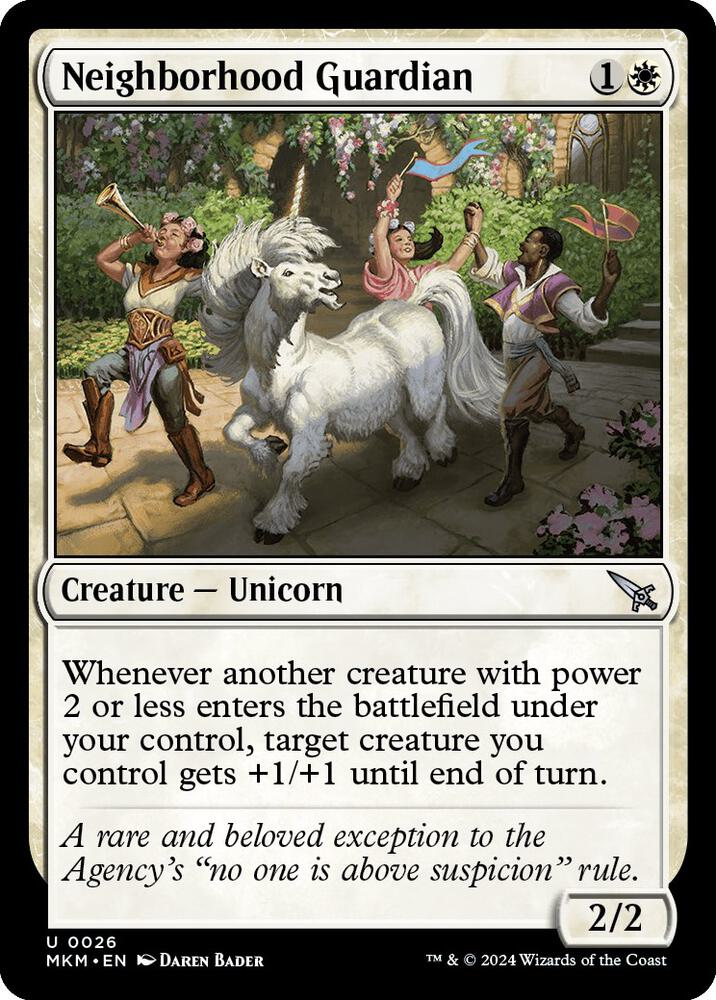 Neighborhood Guardian 26 card