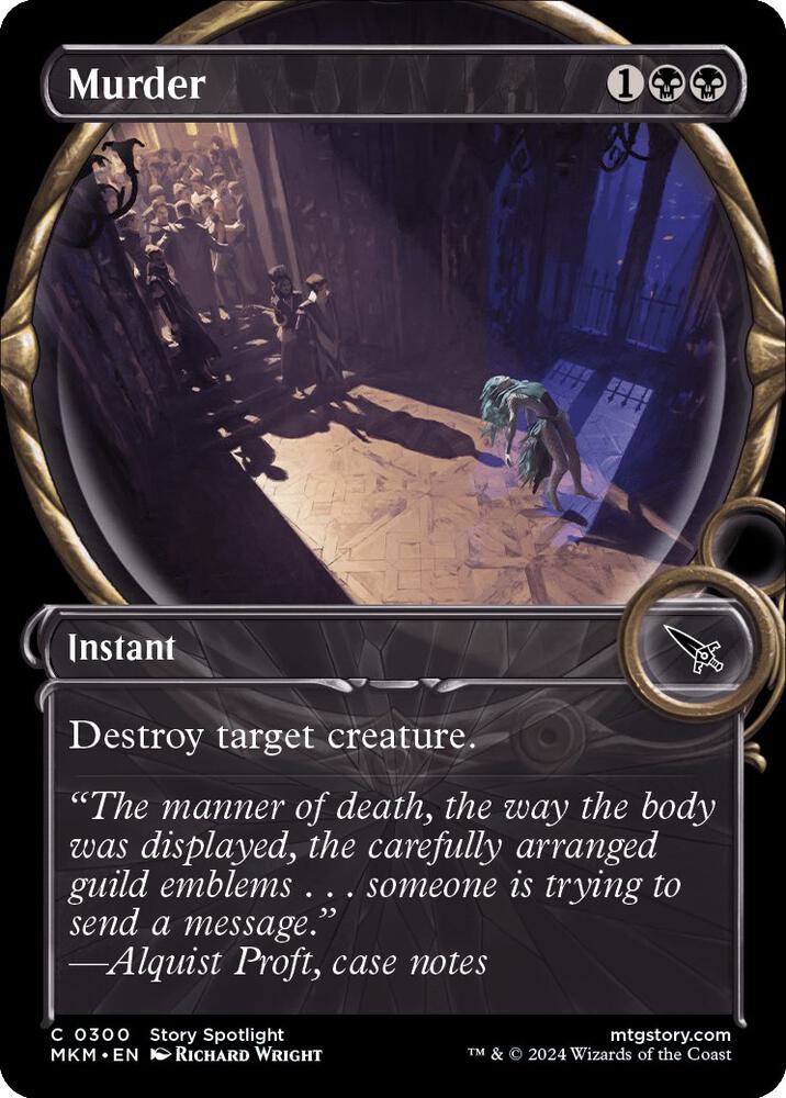 Murder (Showcase) Murders at Karlov Manor Magic The Gathering