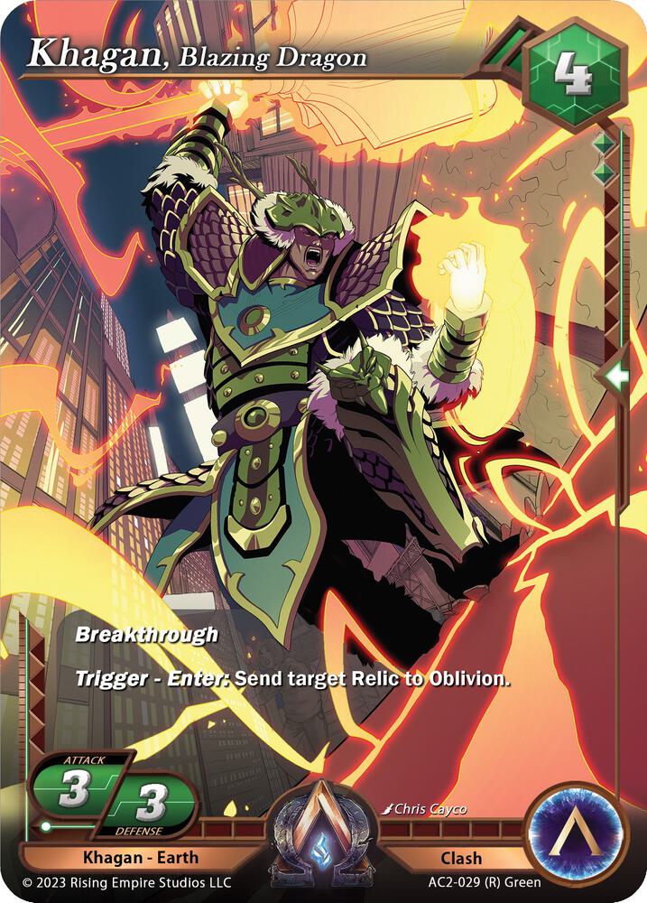 Khagan, Blazing Dragon