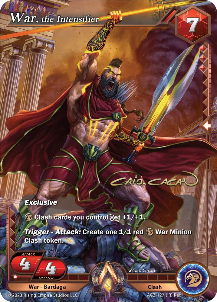 War, the Intensifier (Iconic Rare)