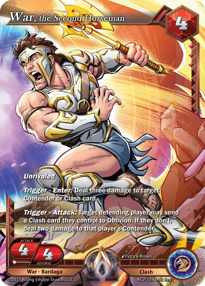 War, the Second Horseman (Alpha Rare)