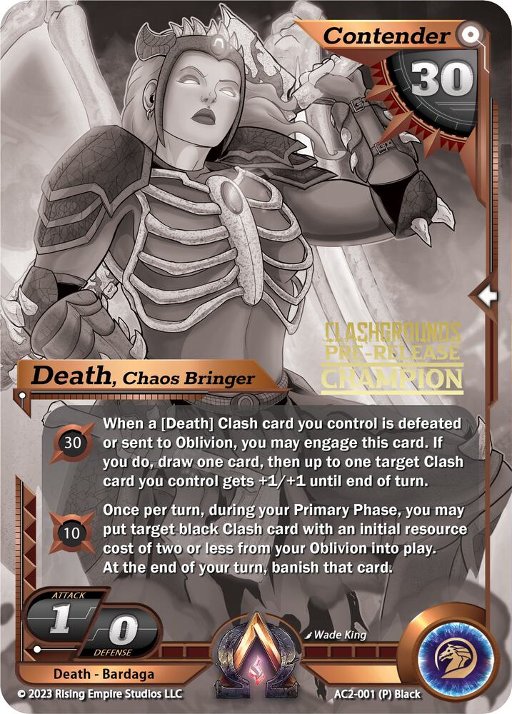 Death, Chaos Bringer (Pre-Release Champion)