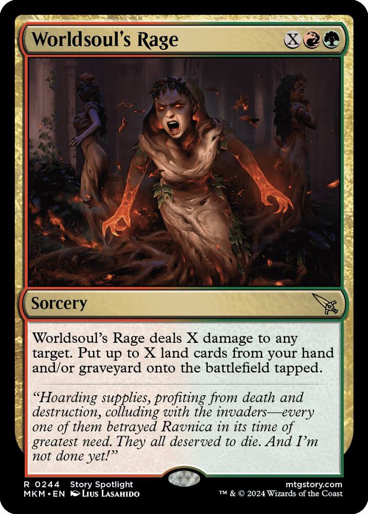 Worldsoul's Rage - Murders at Karlov Manor - Magic: The Gathering