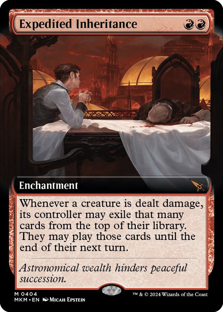 Expedited Inheritance (Extended Art) 404 card