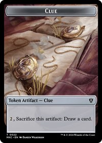Clue // Food Double-Sided Token