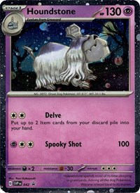 Houndstone - 042 (Cosmos Holo) #042 from Blister Exclusives Pokemon card image