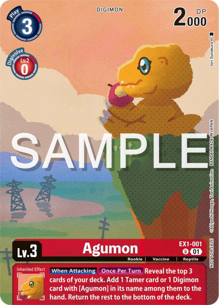 Agumon Digimon Illustration Competition Pack 2023 digimon card