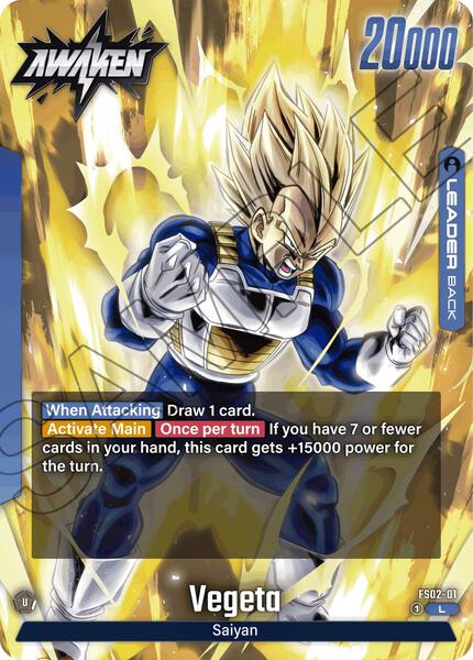 Vegeta - FS02-01 - Starter Deck 2: Vegeta - Dragon Ball Super