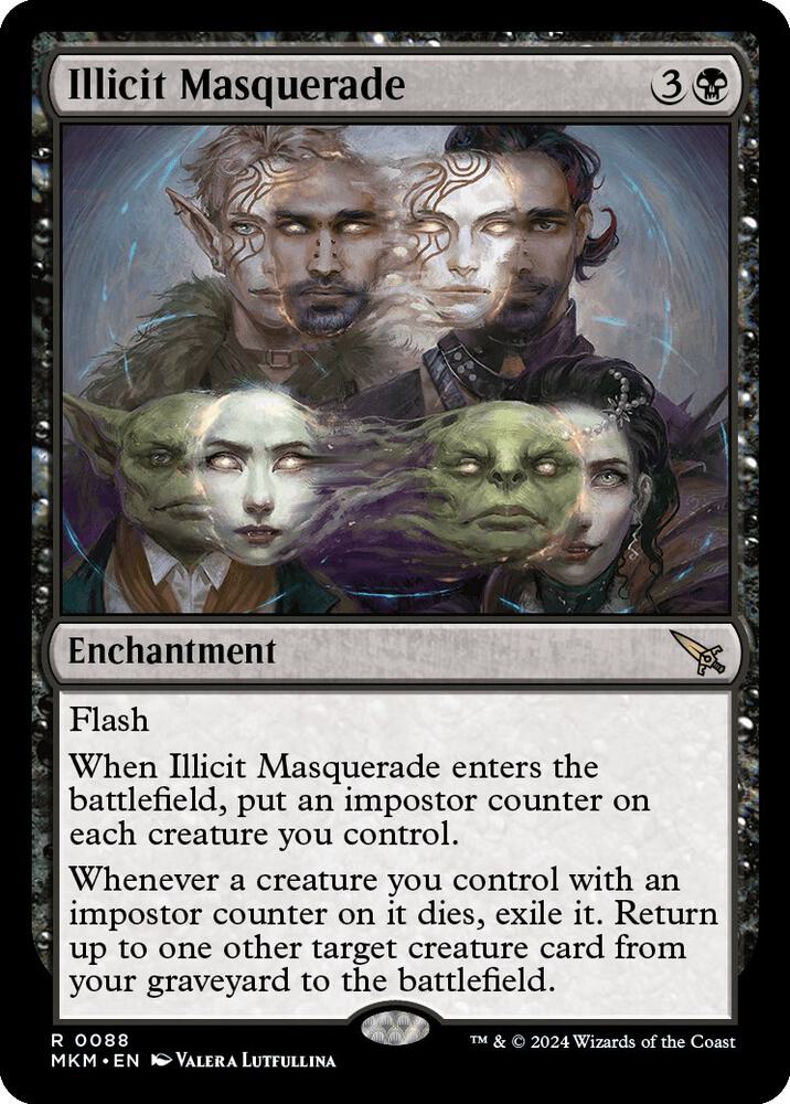 Illicit Masquerade 88 card