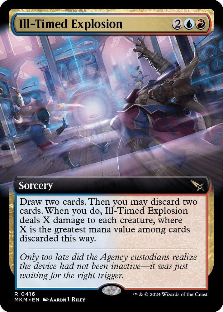 Ill-Timed Explosion (Extended Art) 416 card