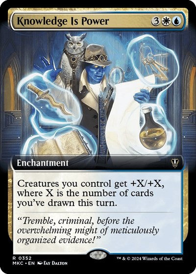 Knowledge is Power Extended Art