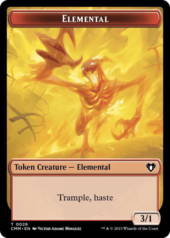 Elemental (0026) // Kor Soldier Double-Sided Token