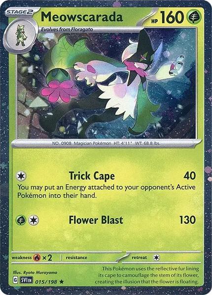 Meowscarada - 015/198 (Cosmos Holo)