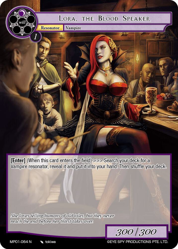 Lora, the Blood Speaker