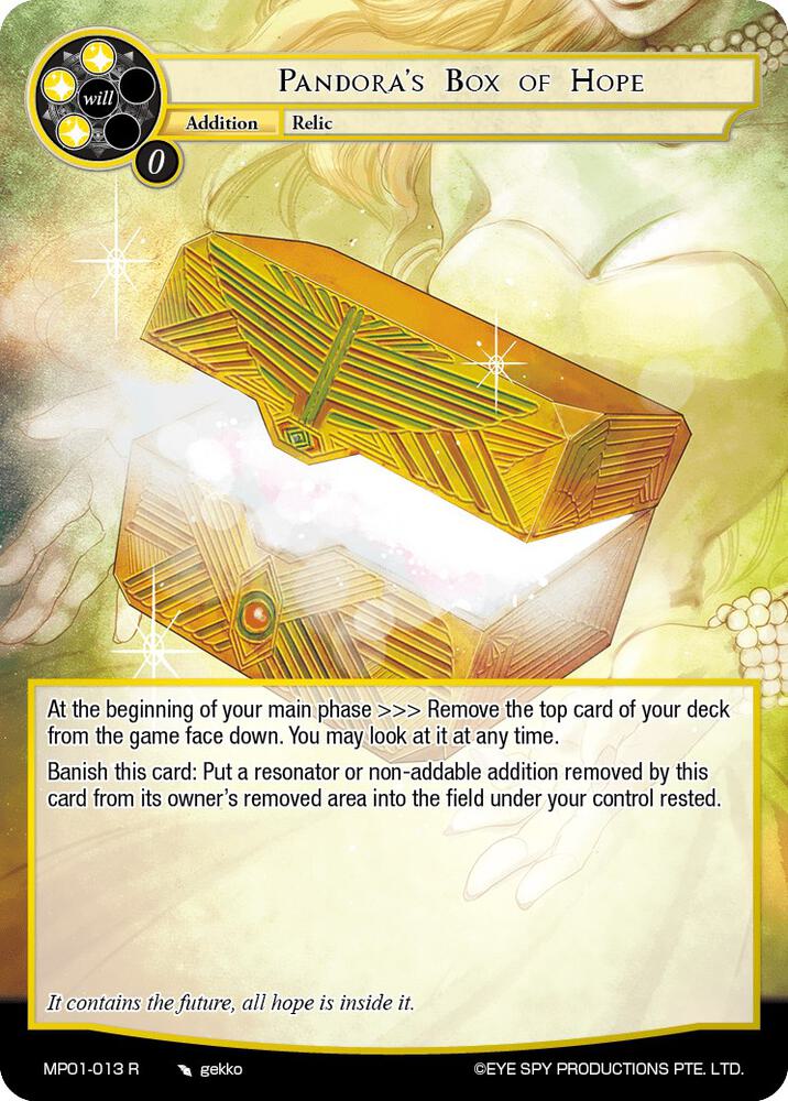Pandora's Box of Hope