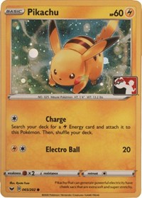 Pikachu - 065/202 (Cosmos Holo) #065/202 from League & Championship Cards Pokemon card image