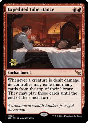 Expedited Inheritance #123 – Prerelease Cards (Mythic)