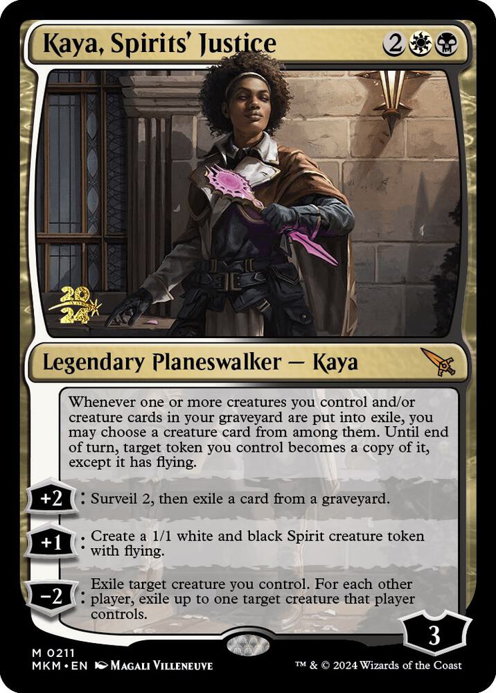 Kaya, Spirits' Justice #211s — Murders at Karlov Manor Promos
