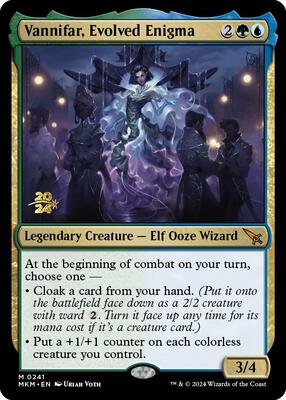 Vannifar, Evolved Enigma #241 – Prerelease Cards (Mythic)
