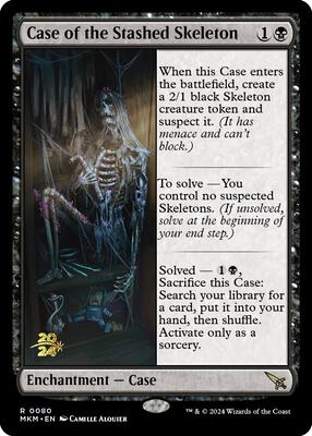 Case of the Stashed Skeleton #80 – Prerelease Cards (Rare)