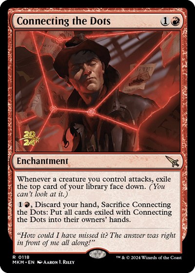 Connecting the Dots (Prerelease) from PMKM #118s, Magic: The Gathering card