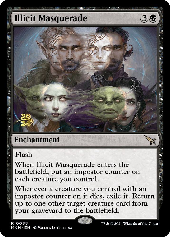 Illicit Masquerade #88s — Murders at Karlov Manor Promos