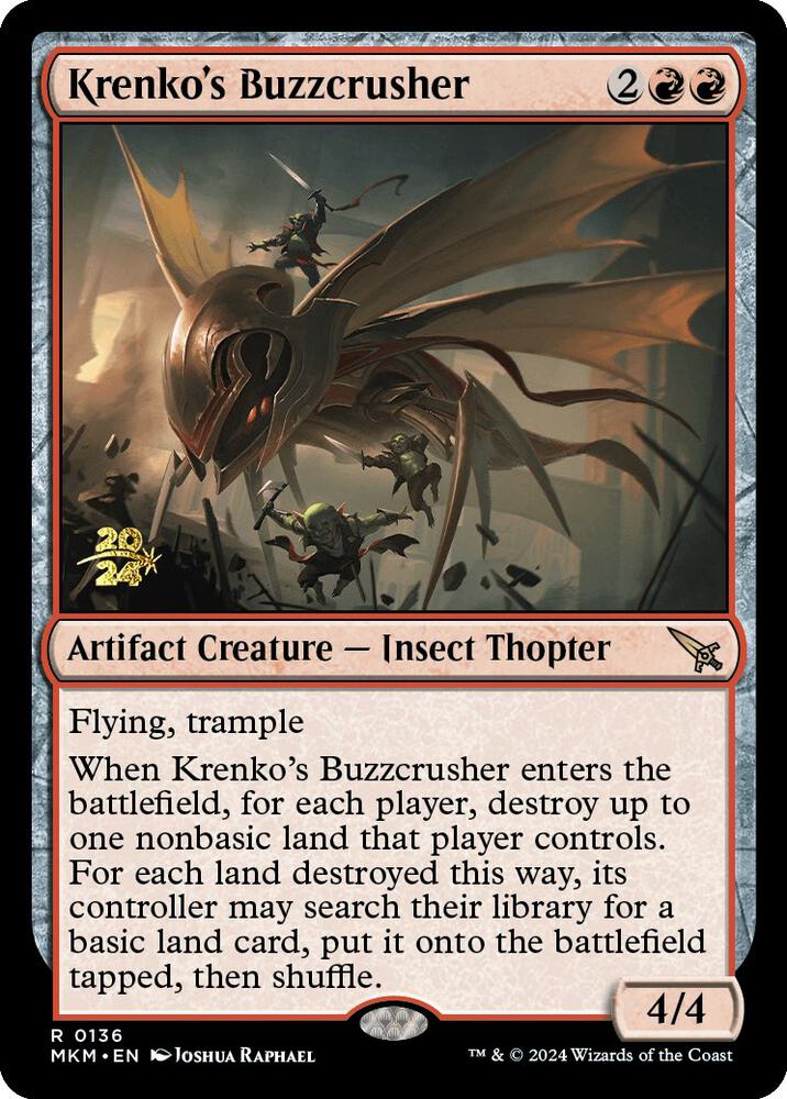 Krenko's Buzzcrusher #136s — Murders at Karlov Manor Promos