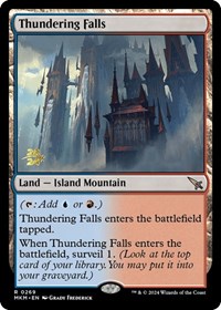 Thundering Falls - Prerelease Cards - Magic: The Gathering card