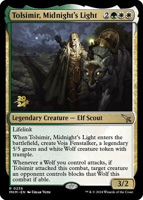Tolsimir, Midnight's Light #236 – Prerelease Cards (Rare)