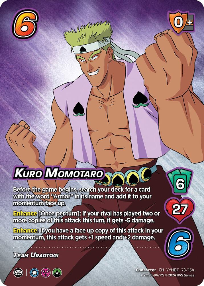 かめたろー様 Kuro Momotaro - Yu Yu Hakusho: Dark Tournament - UniVersus