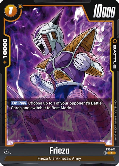 Frieza - FS04-11 Starter Deck 4: Frieza Common Dragon Ball card — value and price