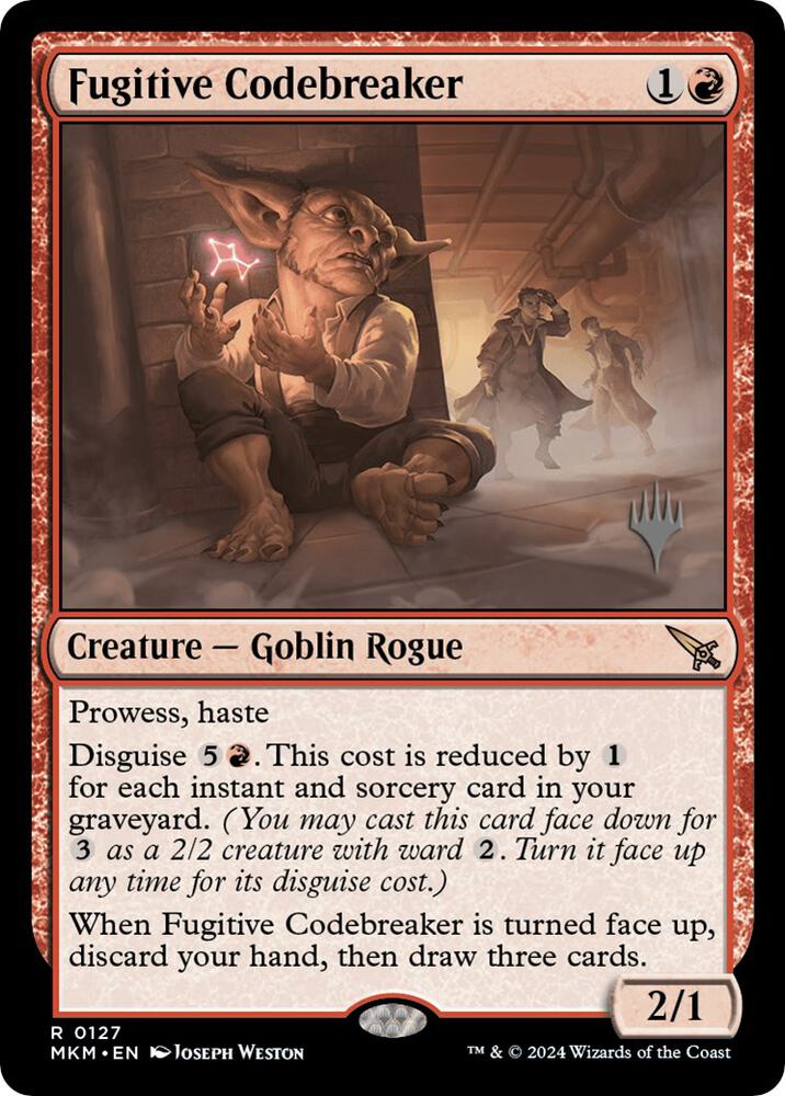 Fugitive Codebreaker 127 card