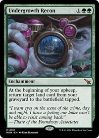 Undergrowth Recon - Promo Pack: Murders at Karlov Manor - Magic: The Gathering card