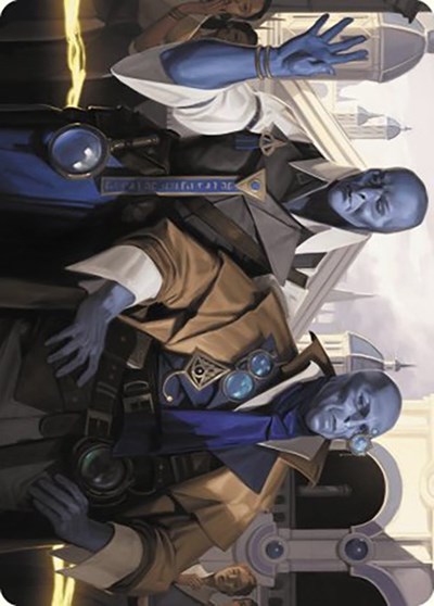 Hotshot Investigators Art Card Gold Stamped Signature