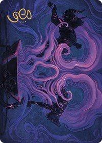 Macabre Reconstruction Art Card (Gold-Stamped Signature) - Art Series: Murders at Karlov Manor - Magic: The Gathering card