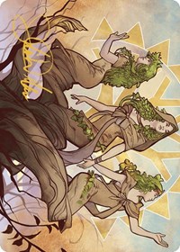 Trostani, Three Whispers Art Card (Gold-Stamped Signature)