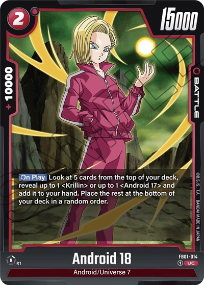 Android 18 - FB01-014