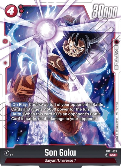 Son Goku - FB01-139 Awakened Pulse Secret Rare Dragon Ball card — value and price