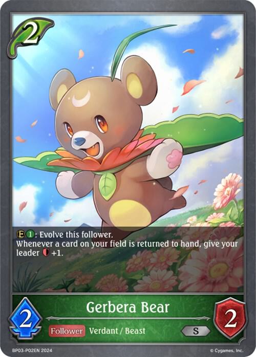 Gerbera Bear - P02EN (Foil) - BP03: Flame of Laevateinn