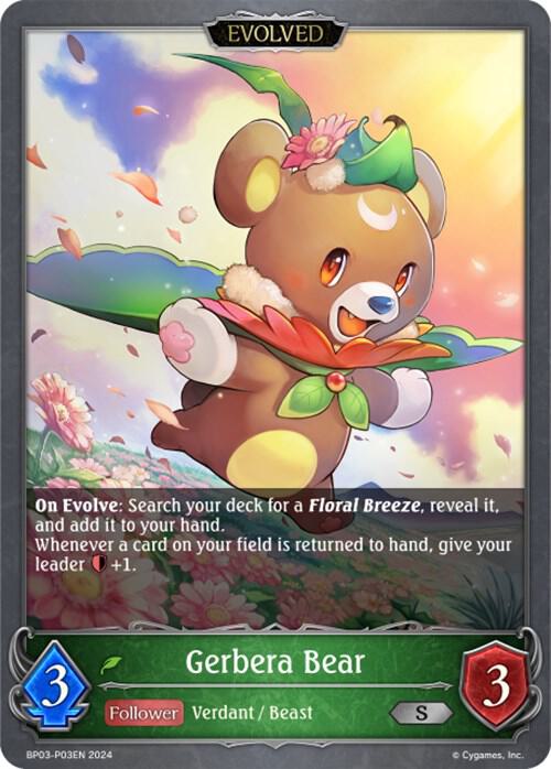 Gerbera Bear - P03EN (Foil)