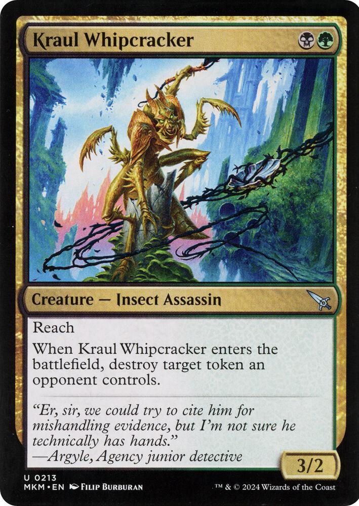 Kraul Whipcracker (b) 213 card