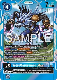 WereGarurumon ACE - Exceed Apocalypse - Digimon card