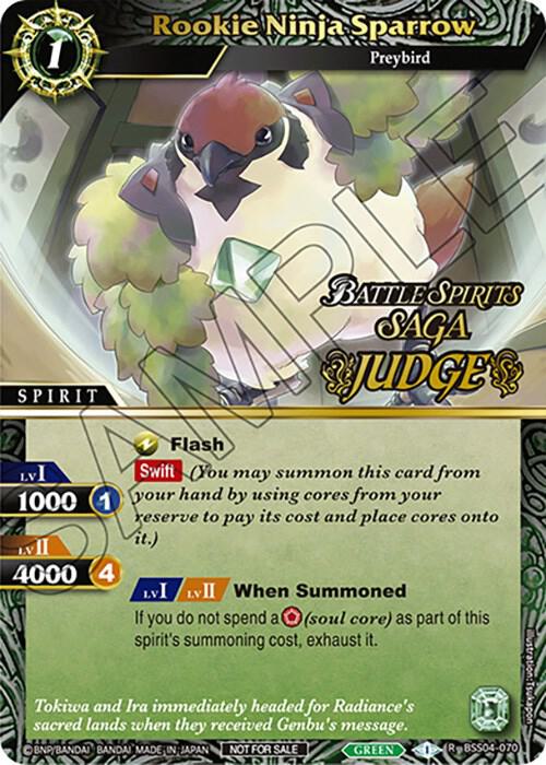 Rookie Ninja Sparrow (Judge Pack Vol. 4)