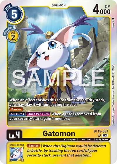 Gatomon Exceed Apocalypse card price