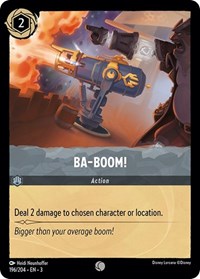 Ba-Boom! - Into the Inklands - Lorcana card