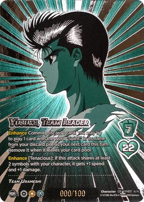 【aoe yusuke】 Yusuke, Team Leader (Serial Numbered) - Yu Yu Hakusho: Dark