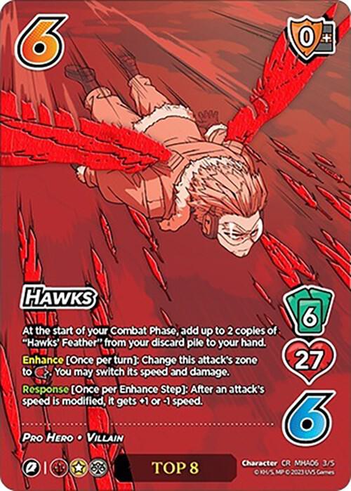 Hawks (Hero League Championship 2023 Chrome Rare - Top 8